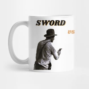 sword vs. gun Mug